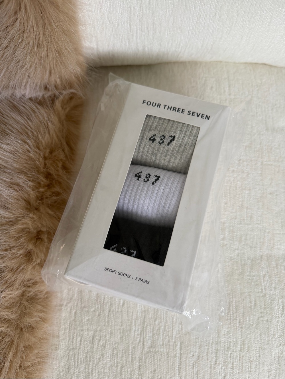 Four three seven socks 3 pack new - Picture 2 of 3